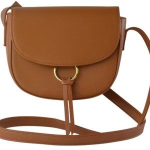 JJ Winters Caramel Leather Crossbody